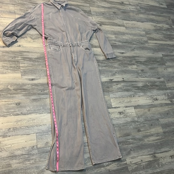 Zara XL Gray Cargo Jumper, jumpsuit (like new, small spot on sleeve pictured) - Picture 6 of 13
